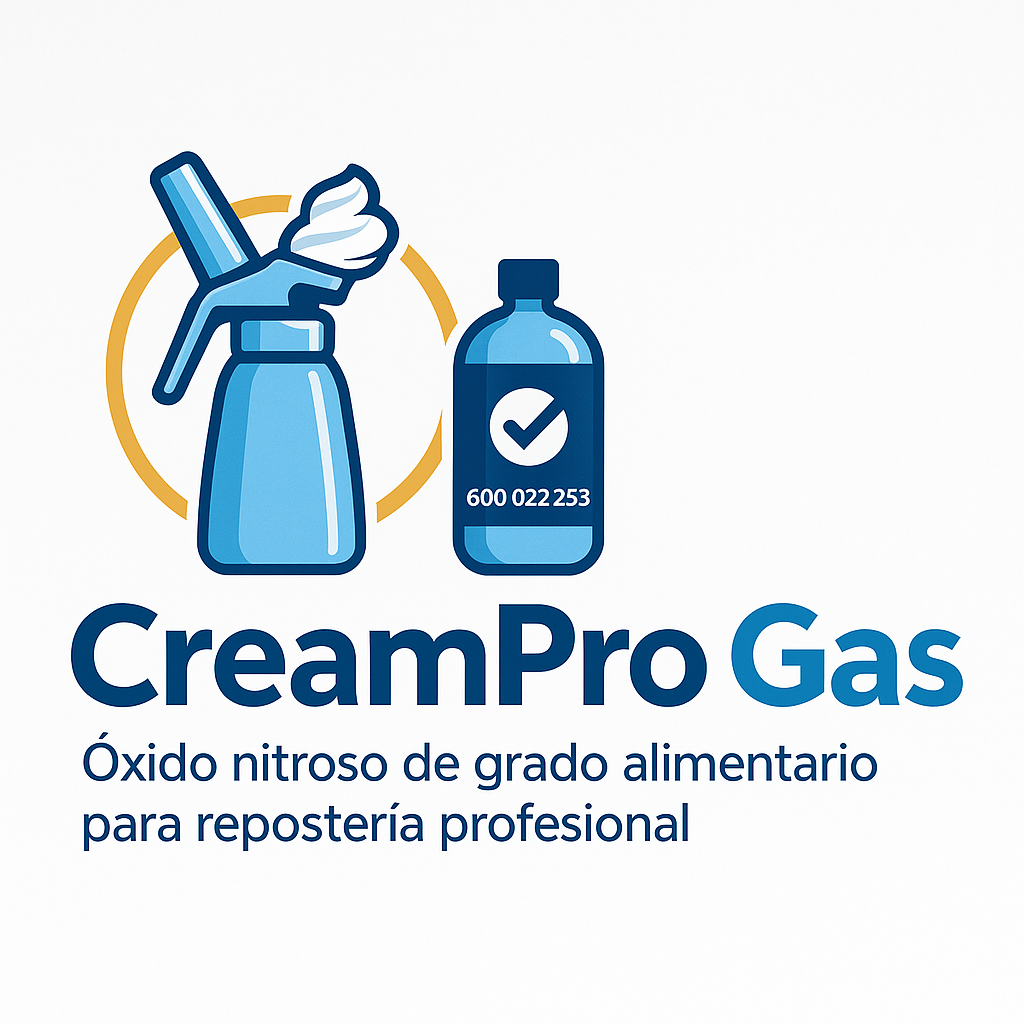 CreamPro Gas | Óxido Nitroso de Grado Alimentario para Repostería